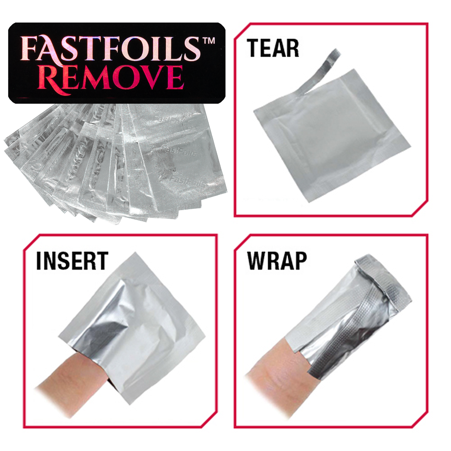 Americanails FastFoils REMOVE 500ct