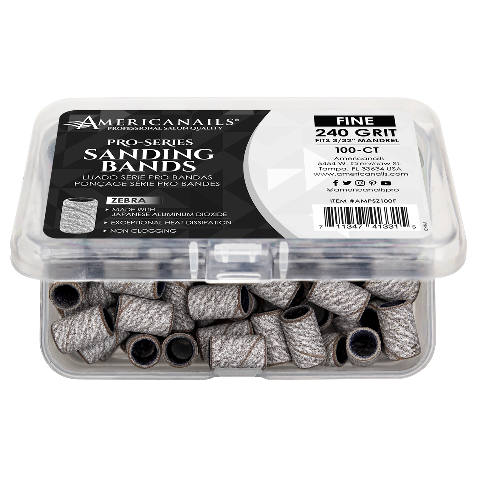 Pro-Series Zebra Sanding Bands 100ct
