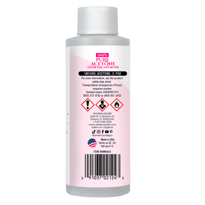 Americanails 100% Pure Acetone 4oz