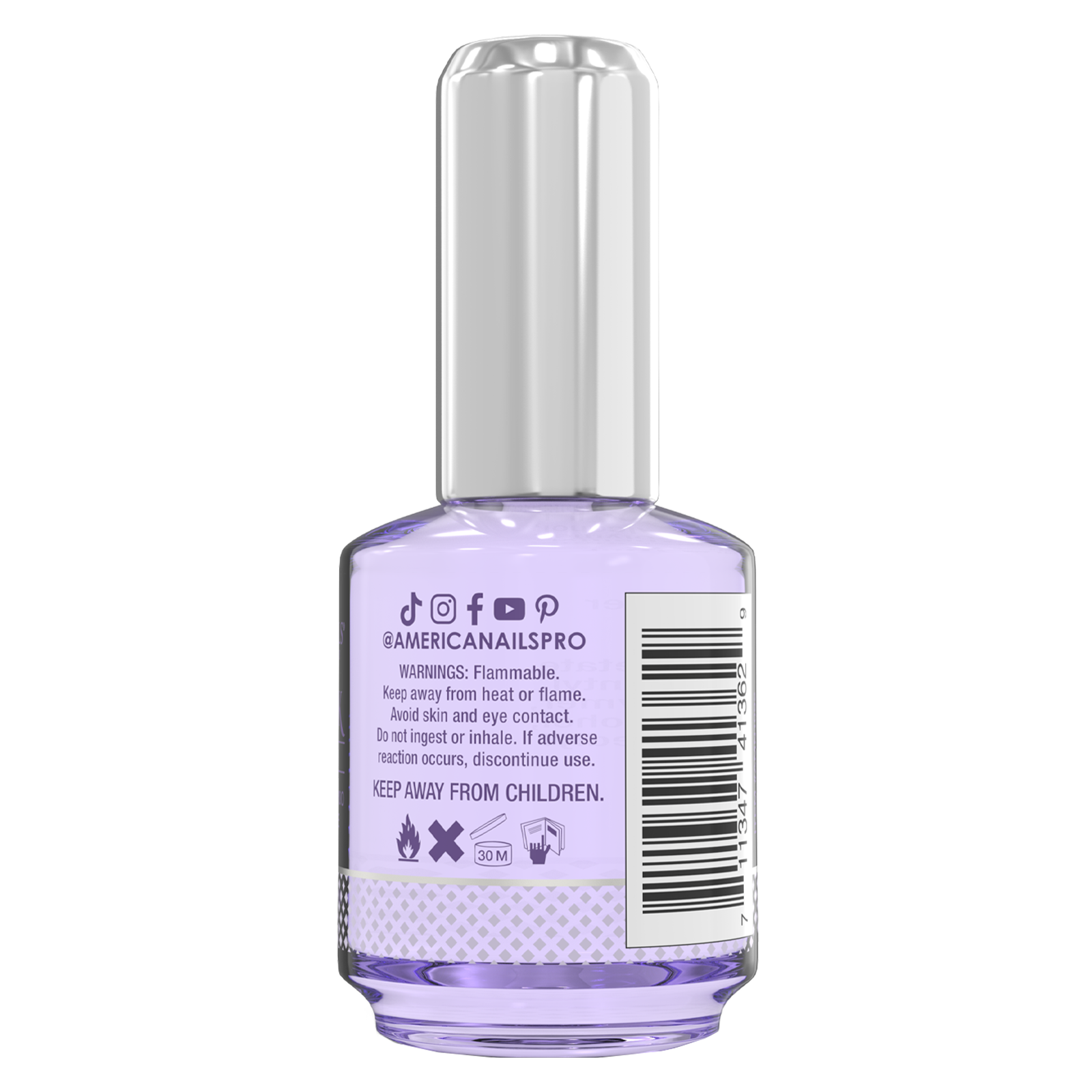 Americanails GlossLock Fast Dry Top Coat .5oz