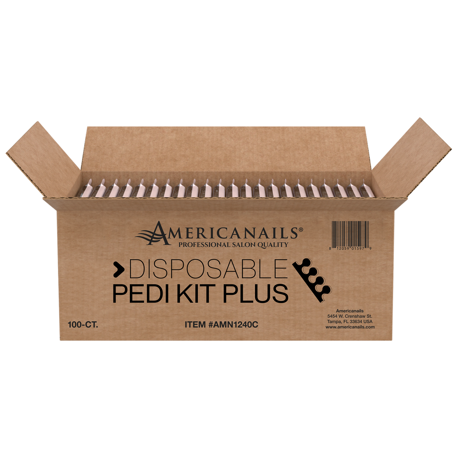 Kit de pedicura desechable Caja de 100 unidades