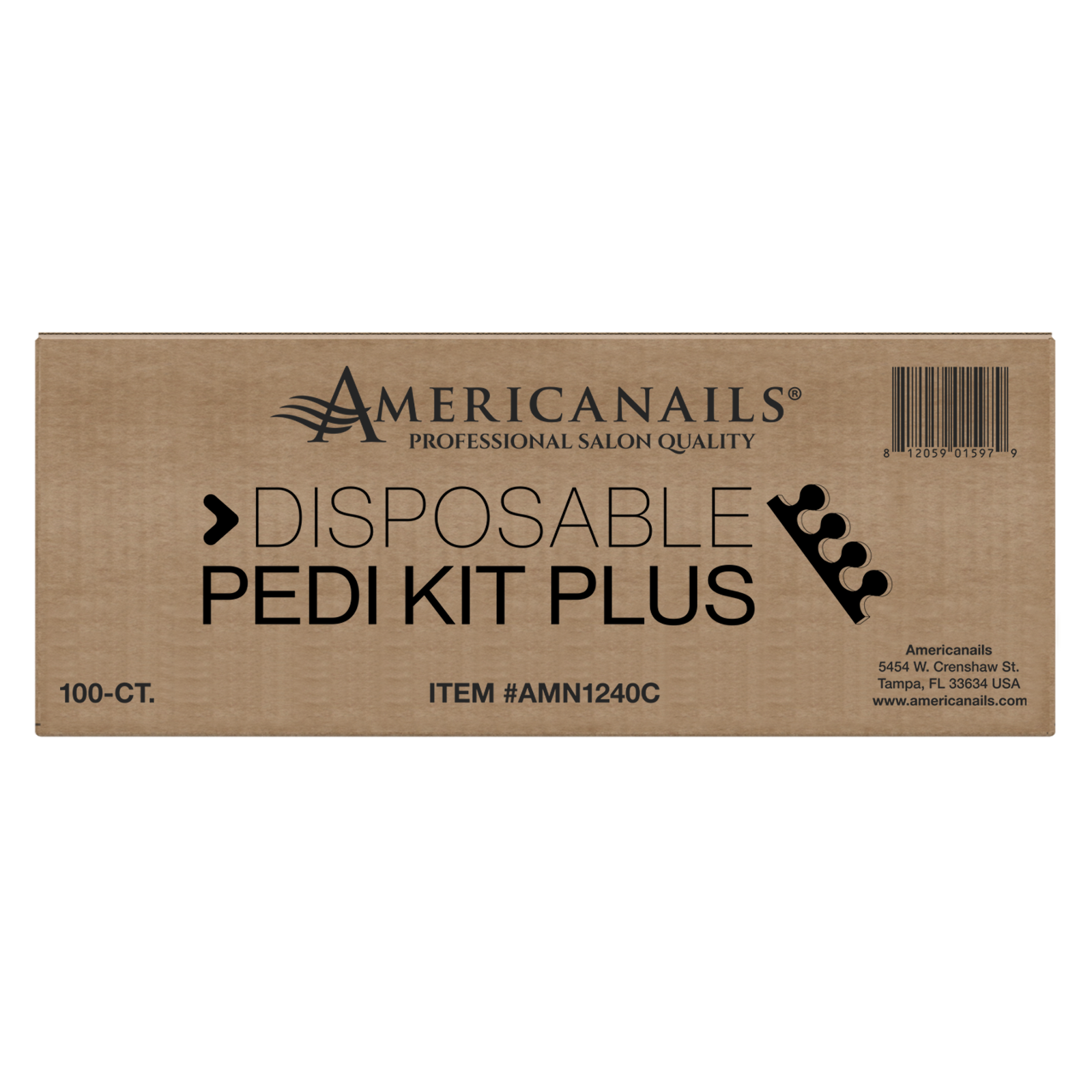 Kit de pedicura desechable Caja de 100 unidades