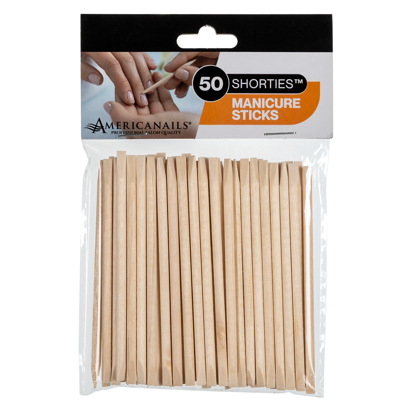 Shorties Birchwood Manicure Stick 50ct