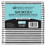 Shorties Mini Cushioned File | Black 100/180 20ct
