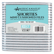Shorties Mini Cushioned File | Zebra 100/180 20ct