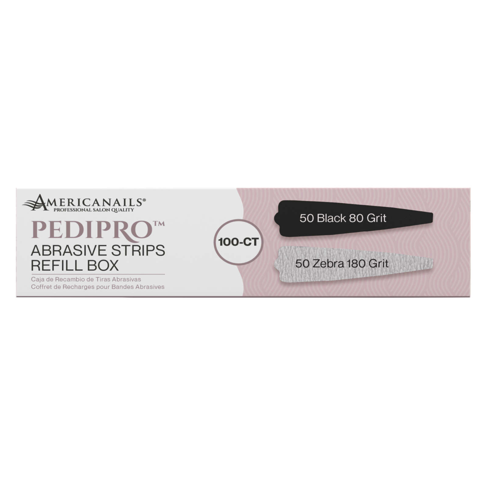 PediPro Abrasive Strips Refill Box 100ct