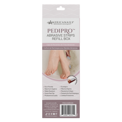 PediPro - Caja de 20 recambios de tiras abrasivas