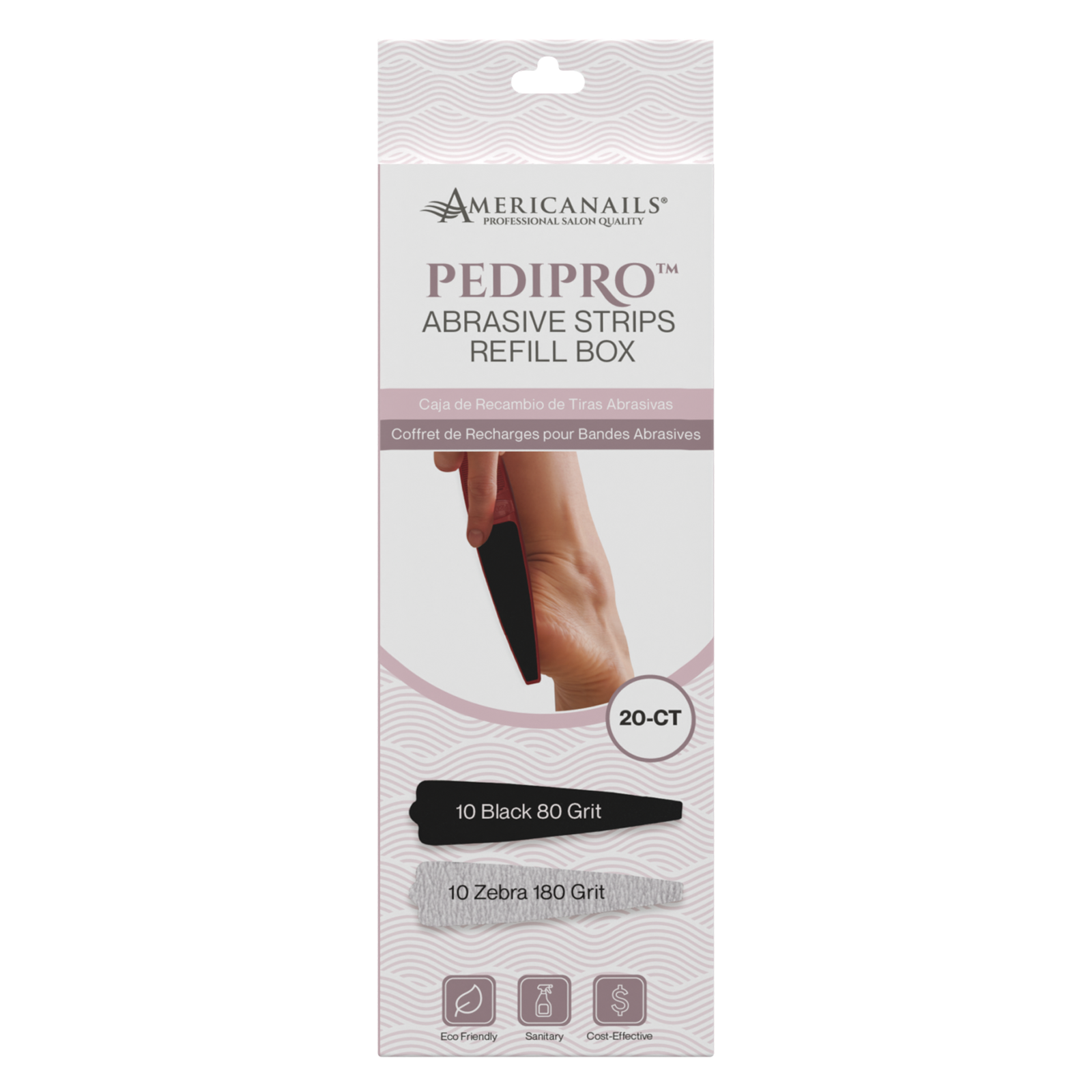 PediPro Abrasive Strips Refill Box 20ct