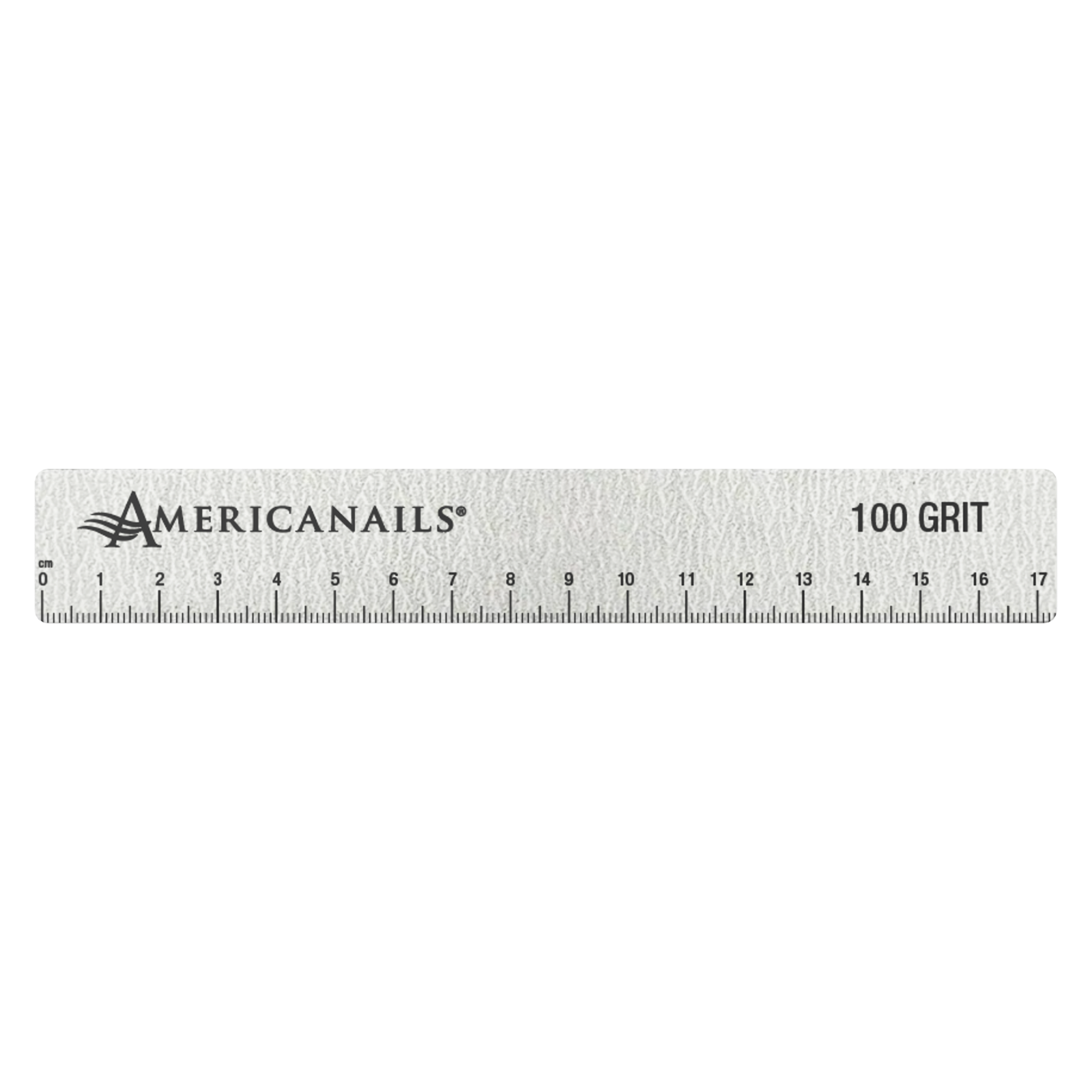 ShapeGuide™ Ruler & Shape Guide Nail File | Zebra 100/180 Grit 10ct