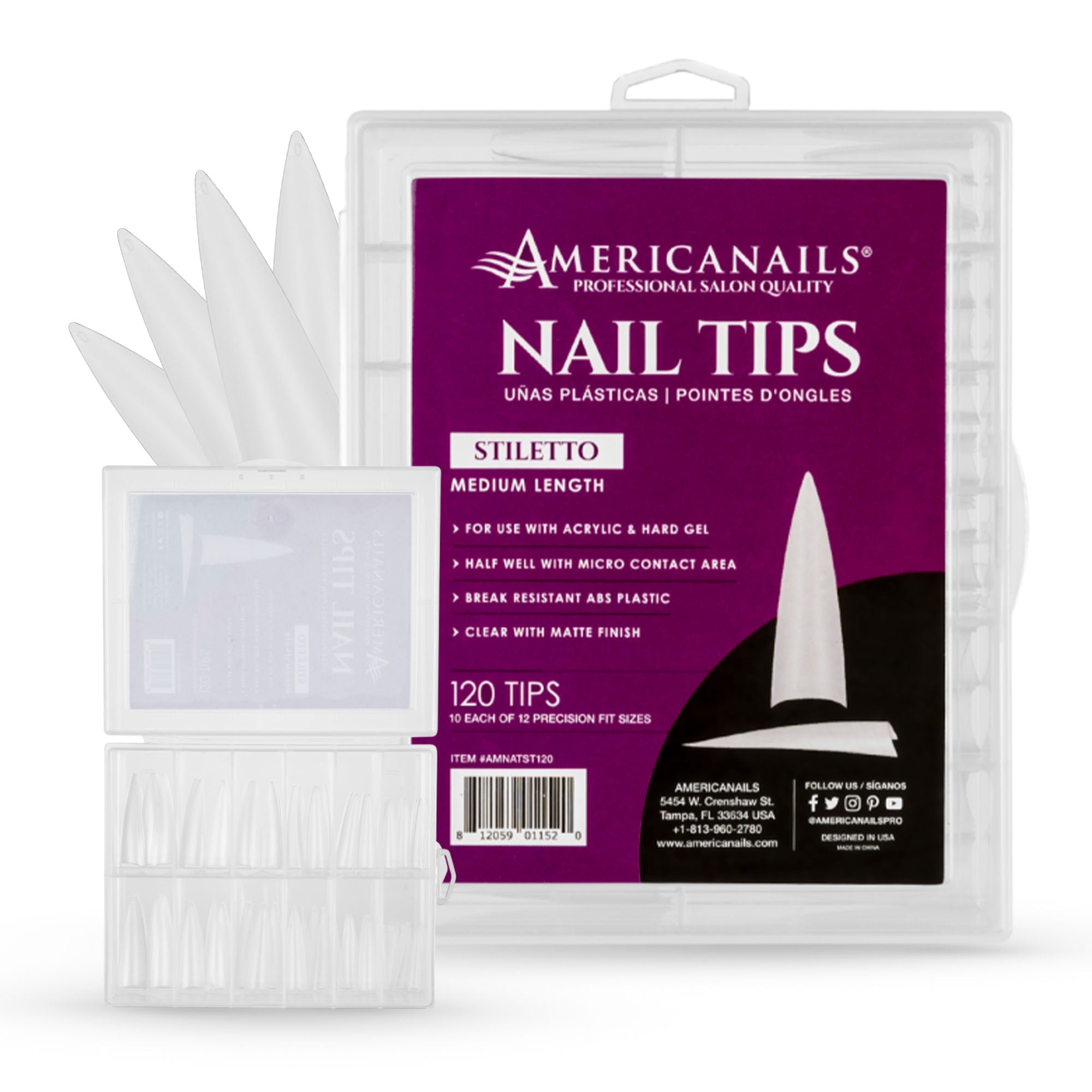 Nail Tips | Stiletto 120ct