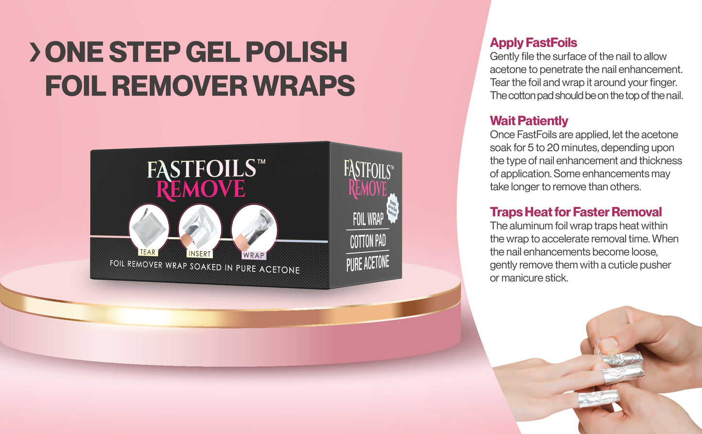 Americanails FastFoils REMOVE 10ct