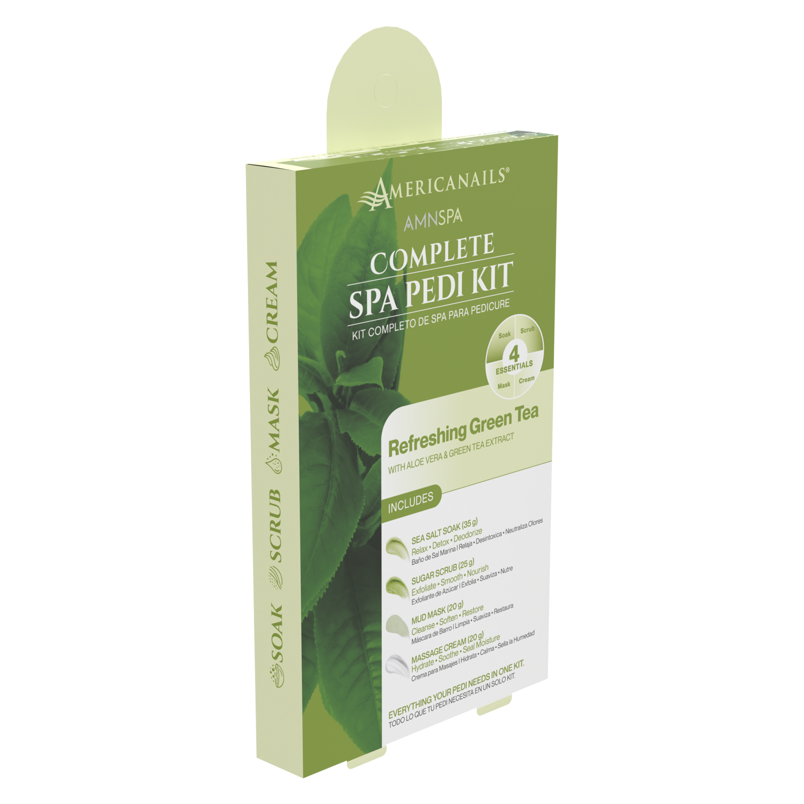 AMN Spa Complete Pedi Kit | Refreshing Green Tea