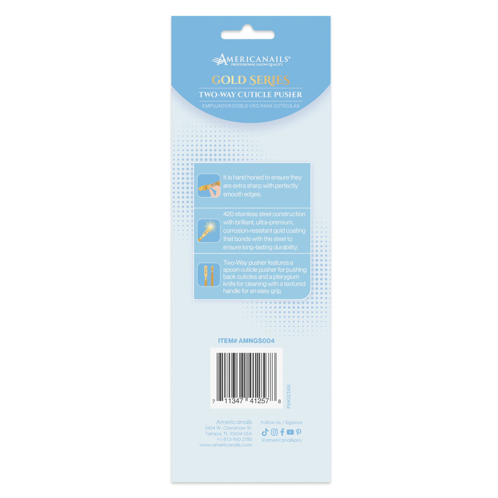 Gold Series Pusher Pterygium Remover