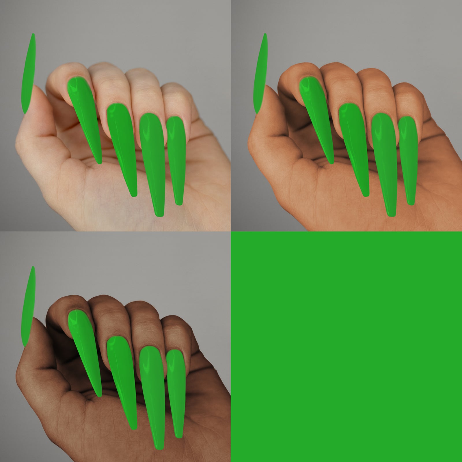 Colored Acrylic Powder | Neon Green 2oz