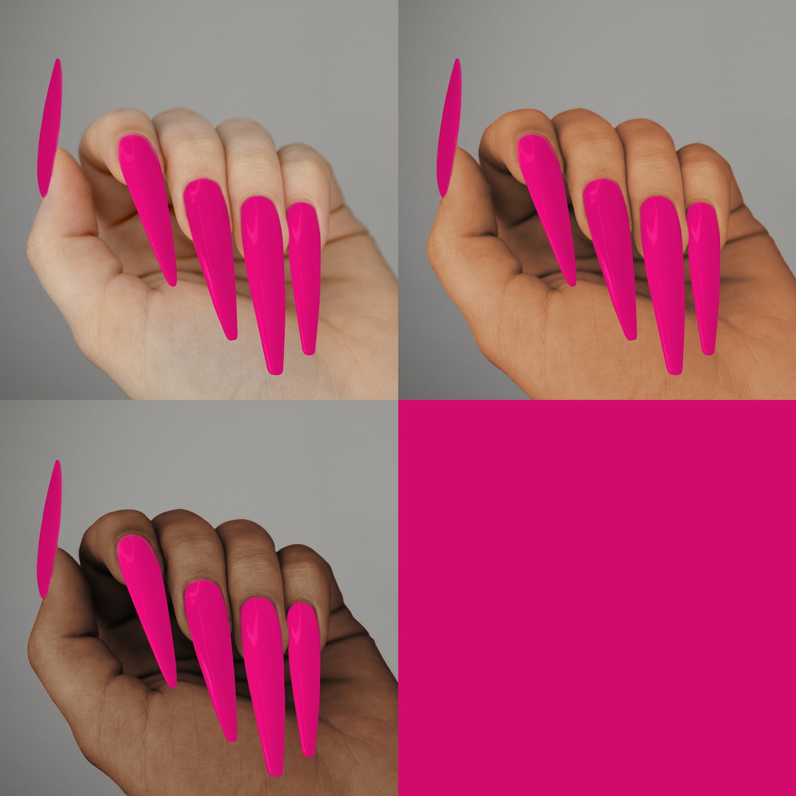 Colored Acrylic Powder | Neon Pink 2oz