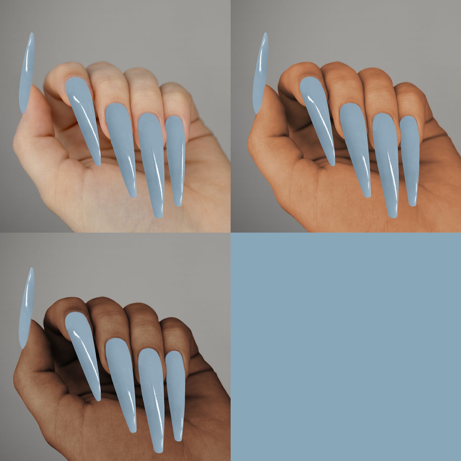 Colored Acrylic Powder | Pastel Blue 2oz