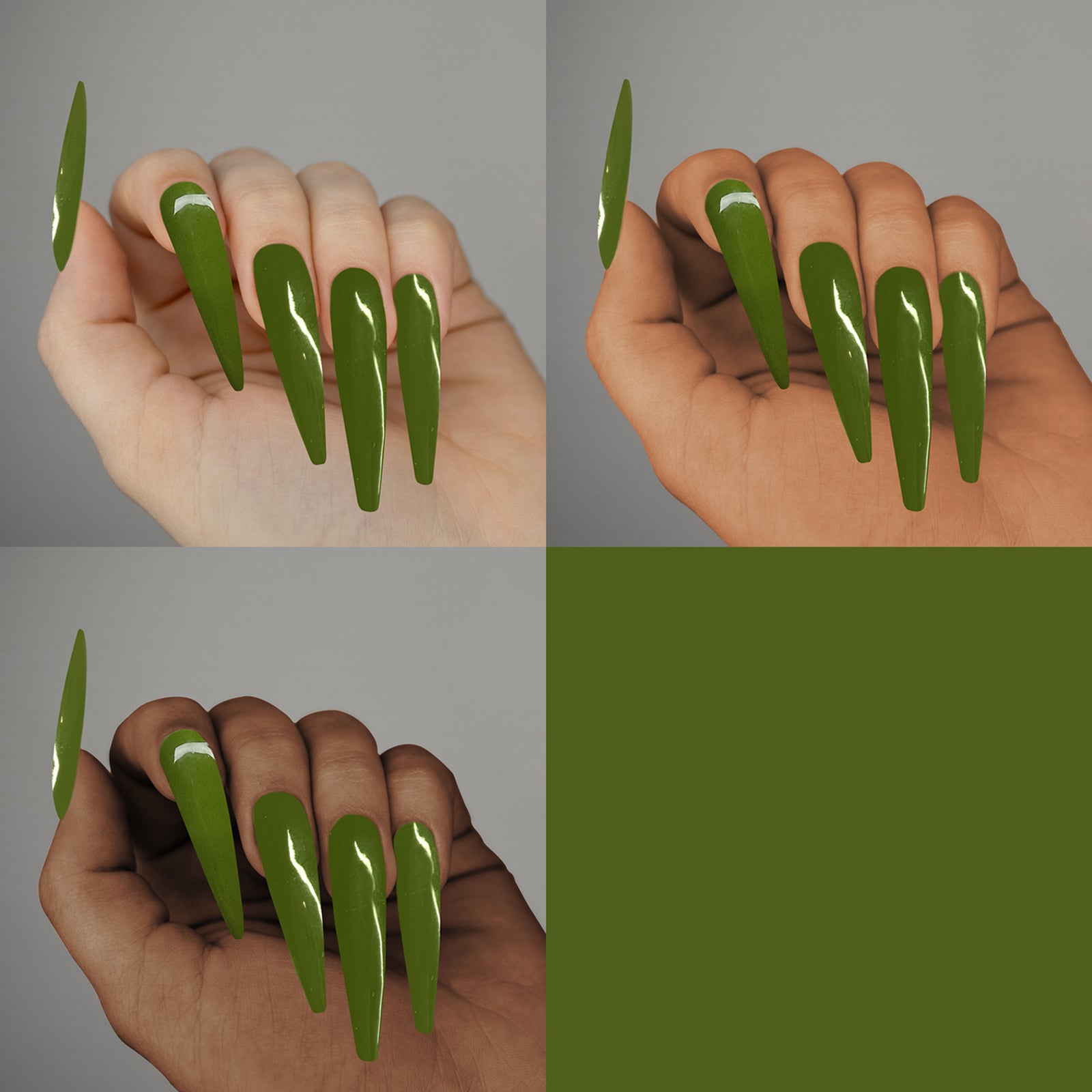 Polvo Acrílico de Color | Verde Puro 2oz
