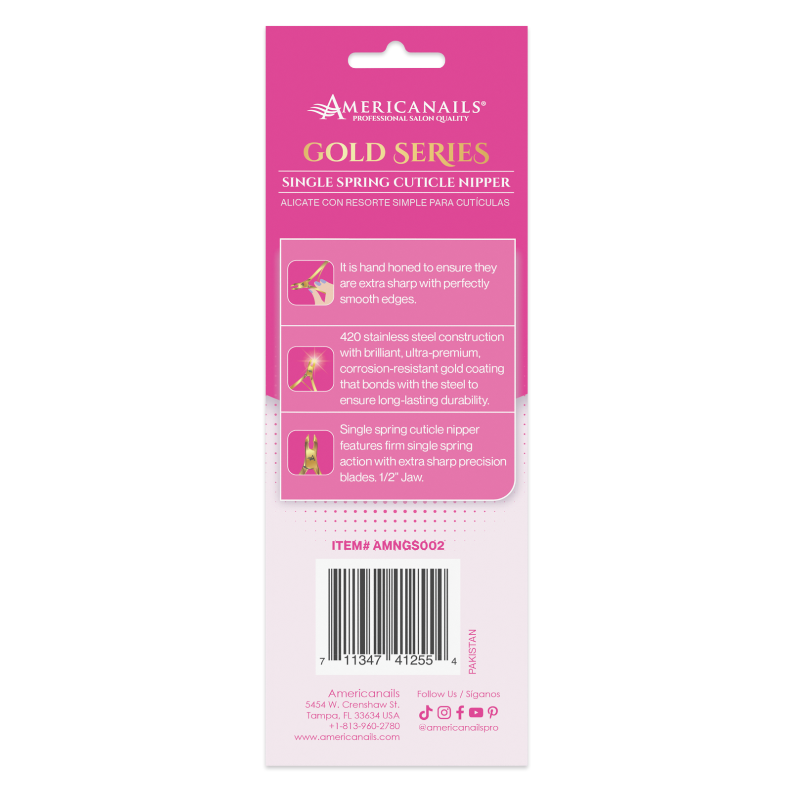 Gold Series Single Spring Nipper