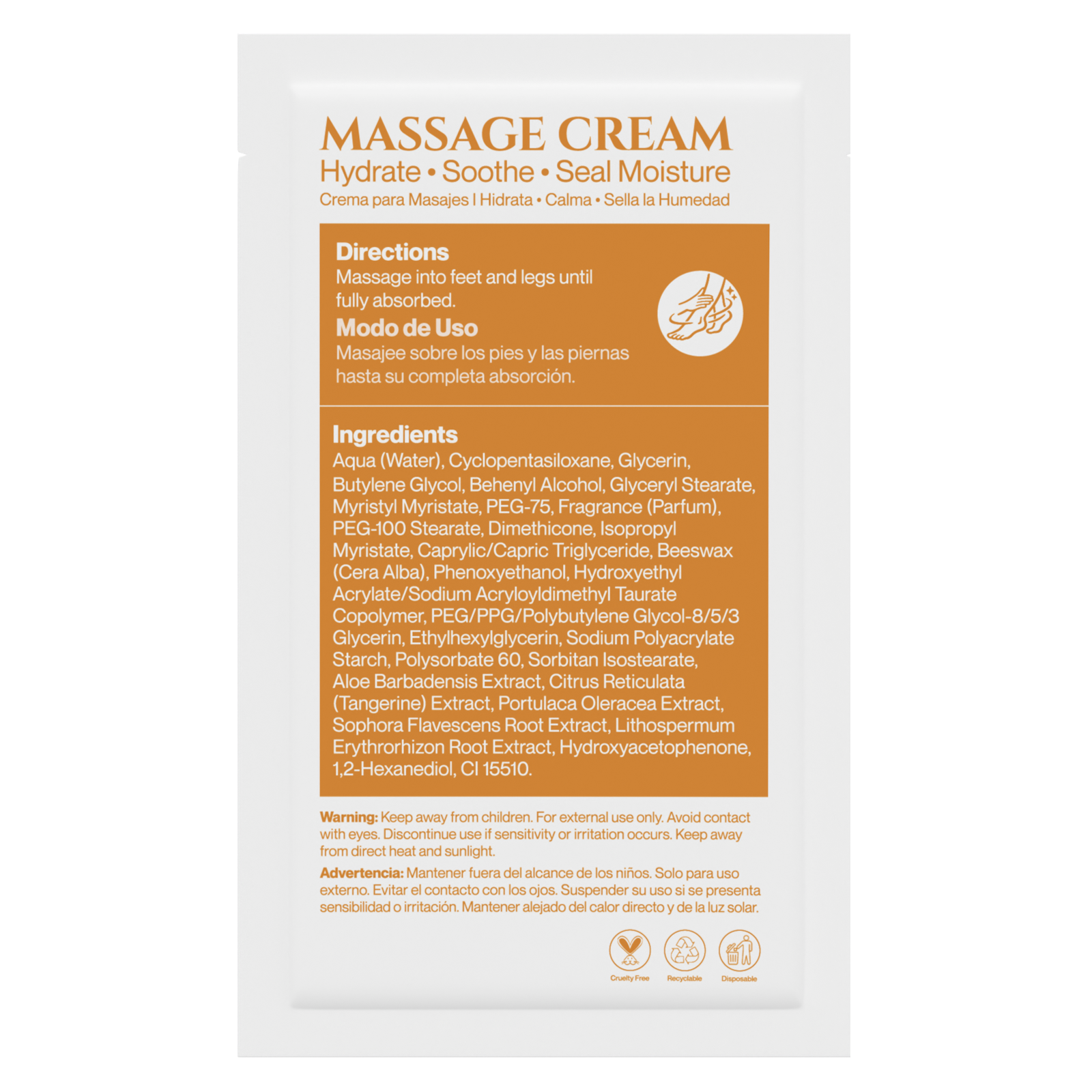 AMN Spa Complete Pedi Kit | Energizing Tangerine