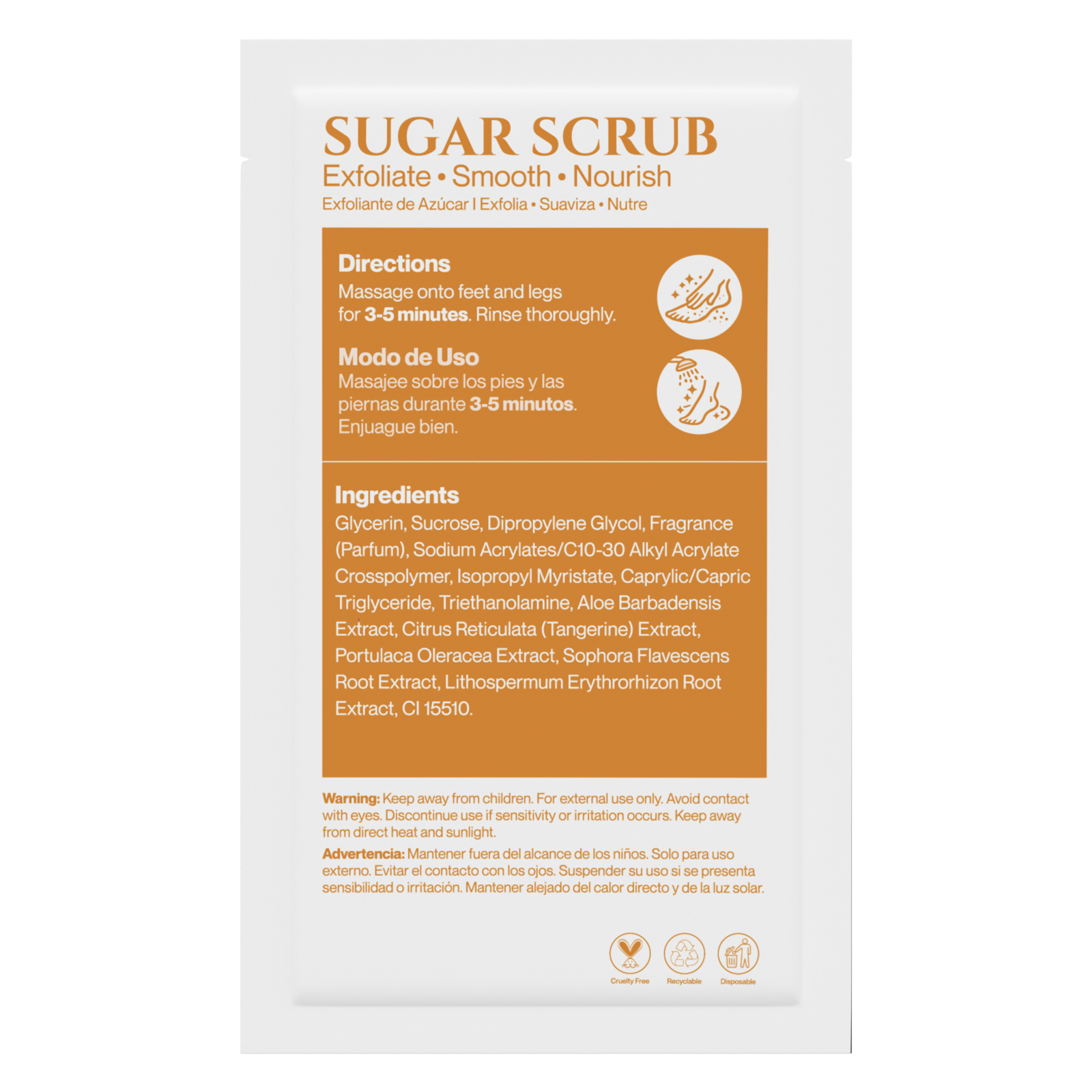 AMN Spa Complete Pedi Kit | Energizing Tangerine