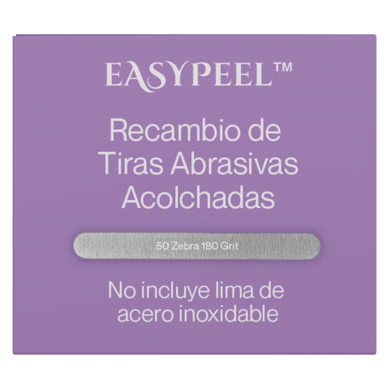 EasyPeel Nail File Abrasive Strips | Zebra 180 Grit 50ct