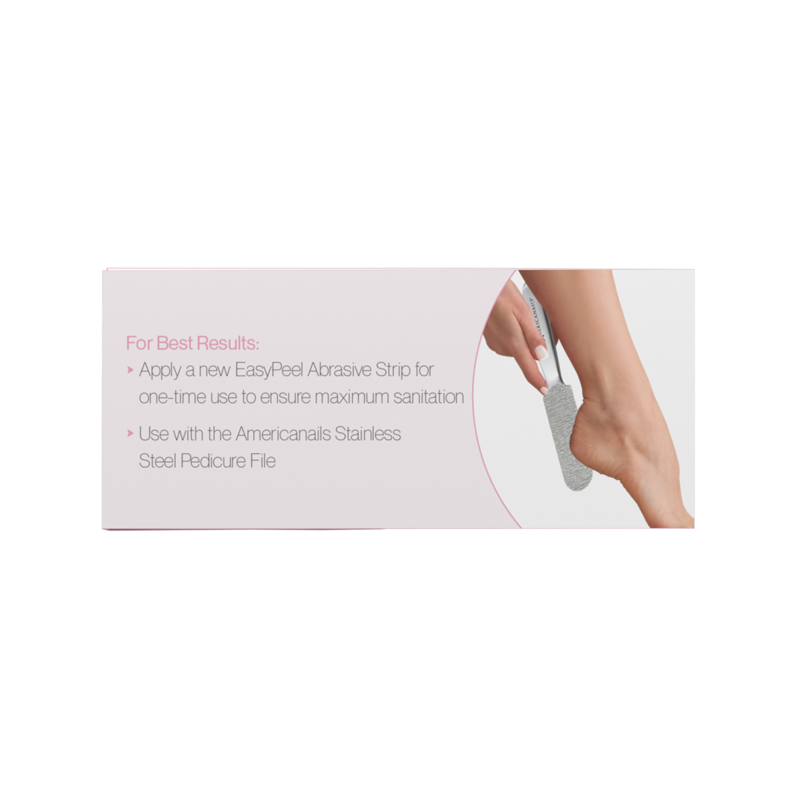 EasyPeel Pedicure Abrasive Strip | 80 + 180 Grit 100ct