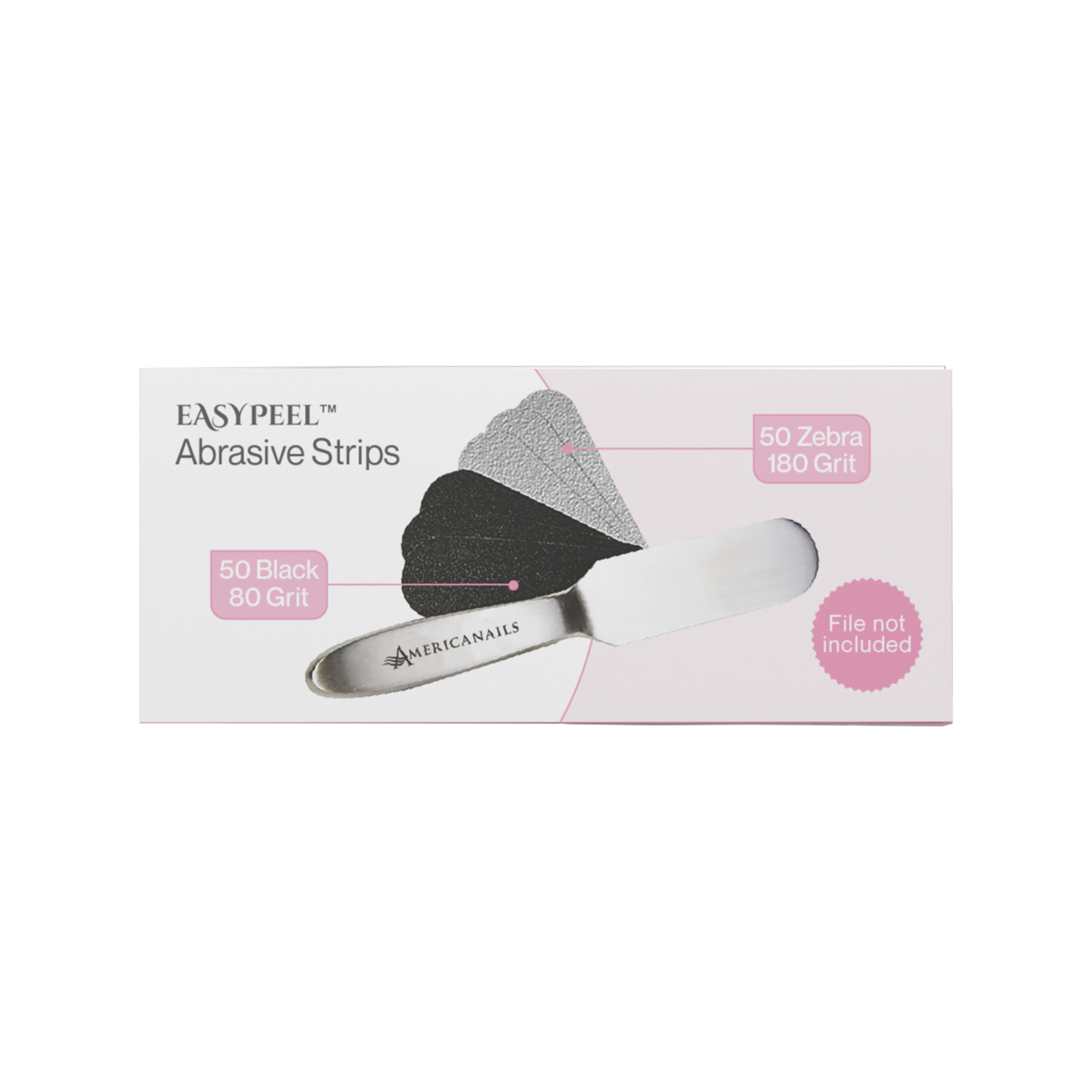 EasyPeel Pedicure Abrasive Strip | 80 + 180 Grit 100ct