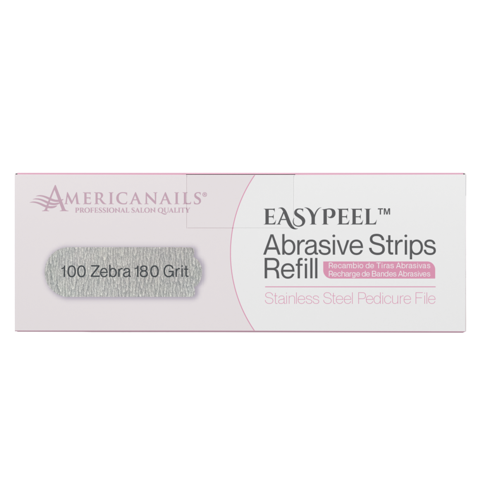 EasyPeel Pedicure Abrasive Strip | Zebra 180 Grit 100ct