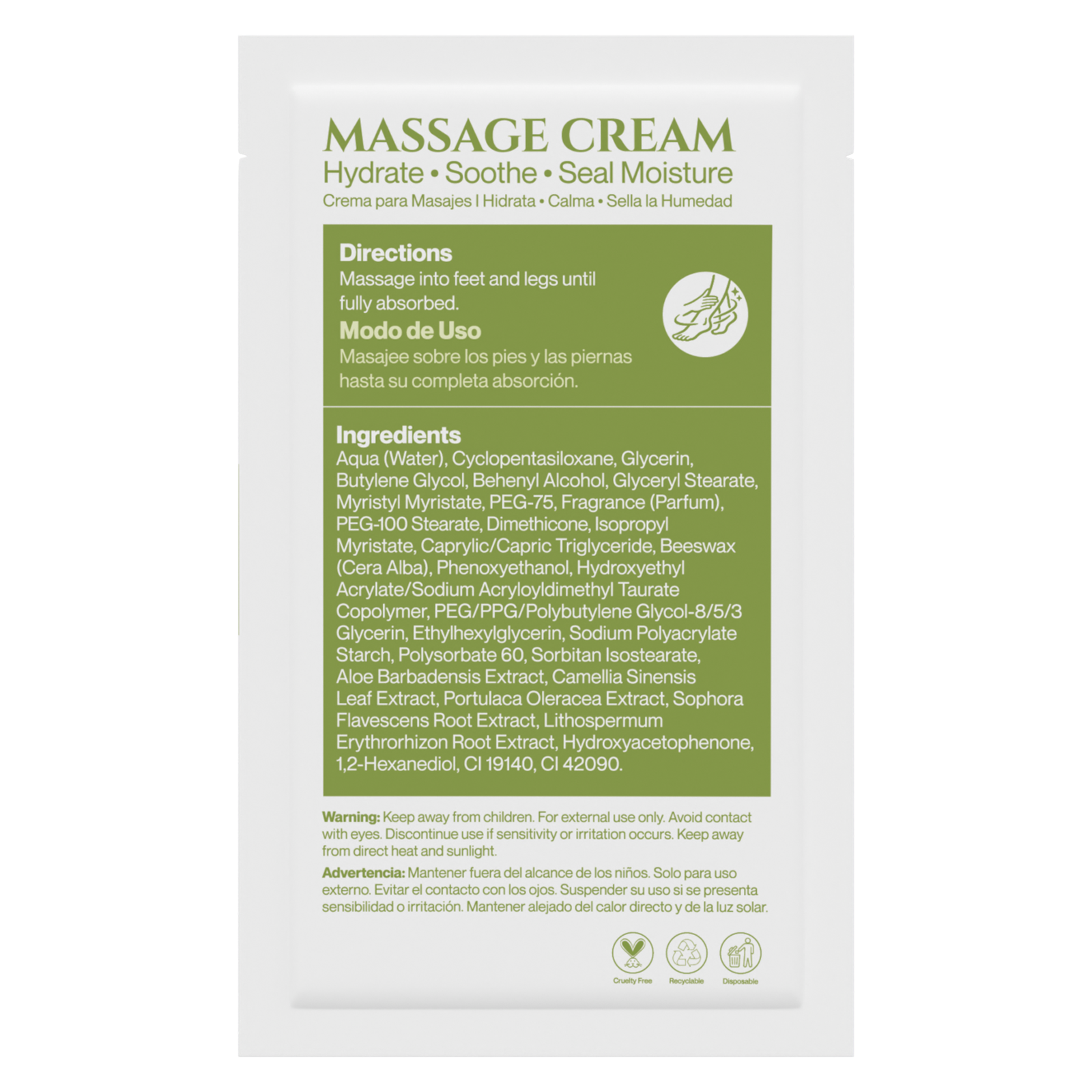 AMN Spa Complete Pedi Kit | Refreshing Green Tea