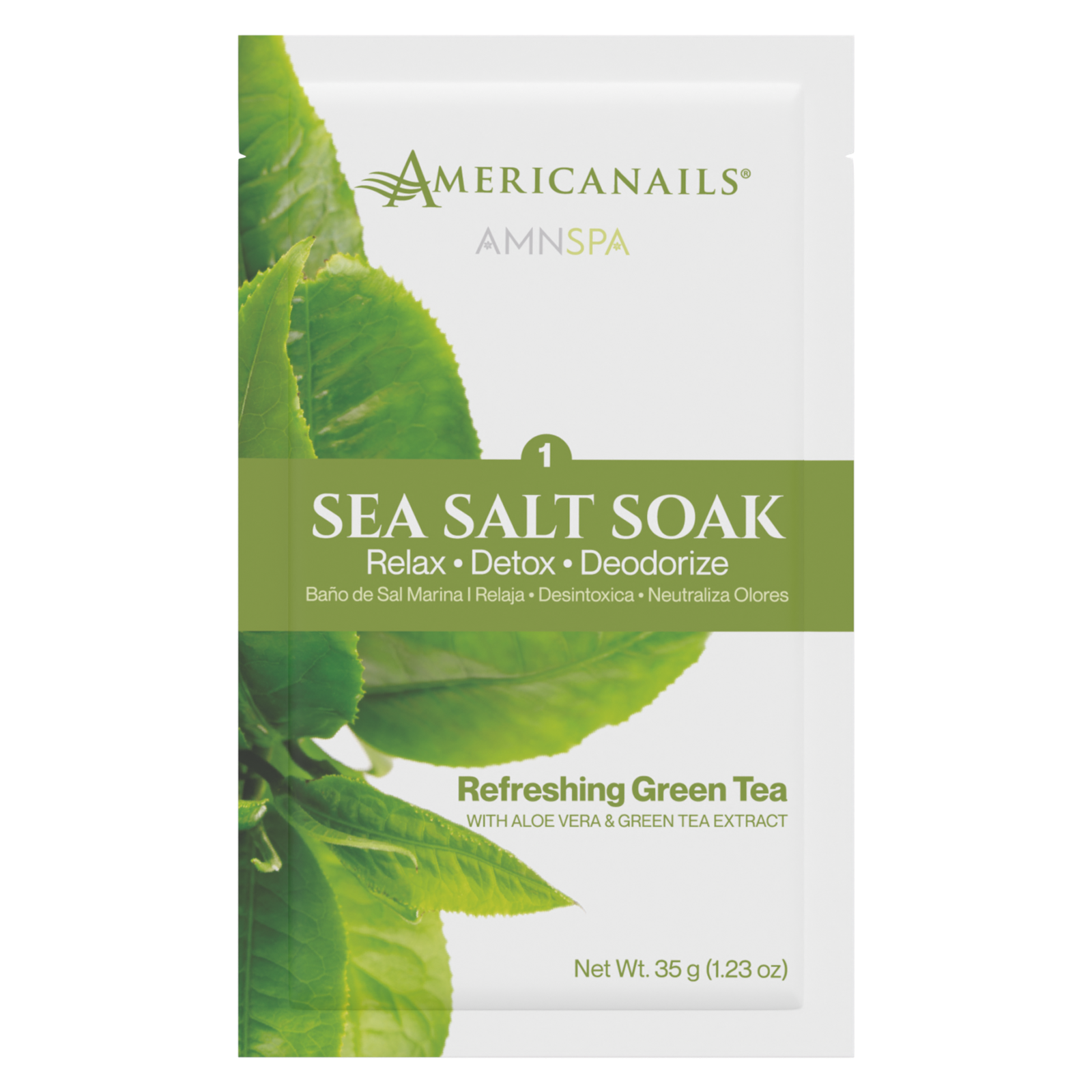 AMN Spa Complete Pedi Kit | Refreshing Green Tea