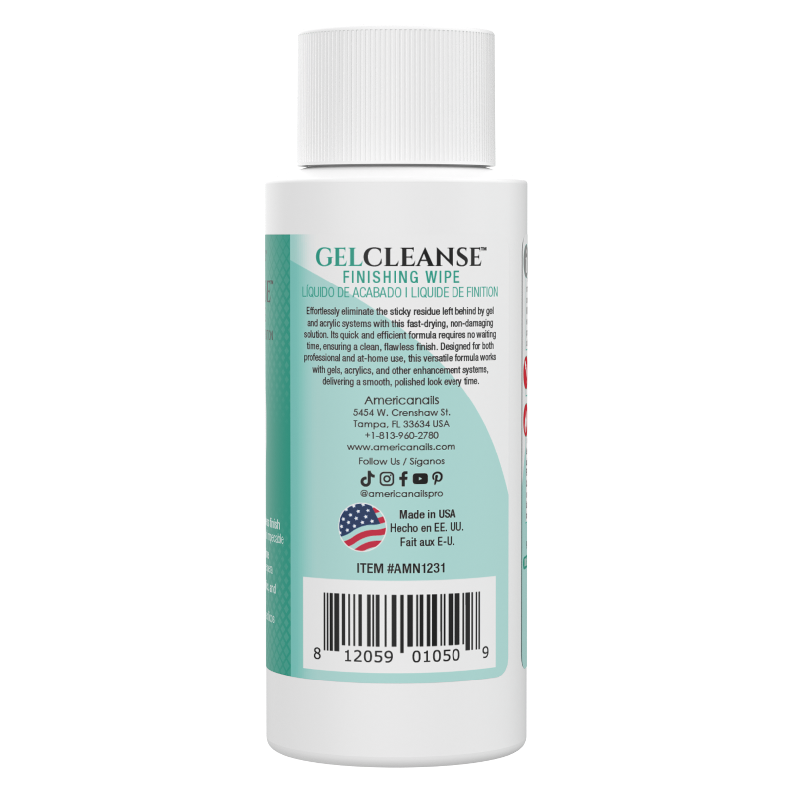 GelCleanse Toallita de acabado