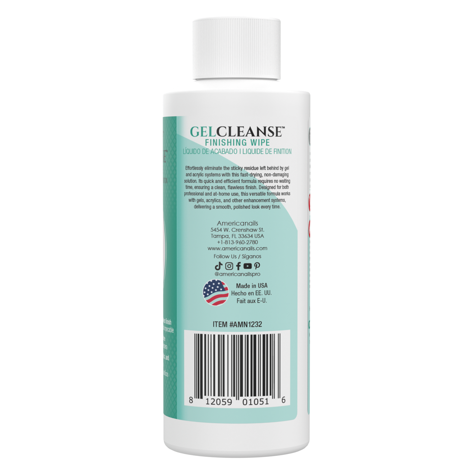 GelCleanse Toallita de acabado