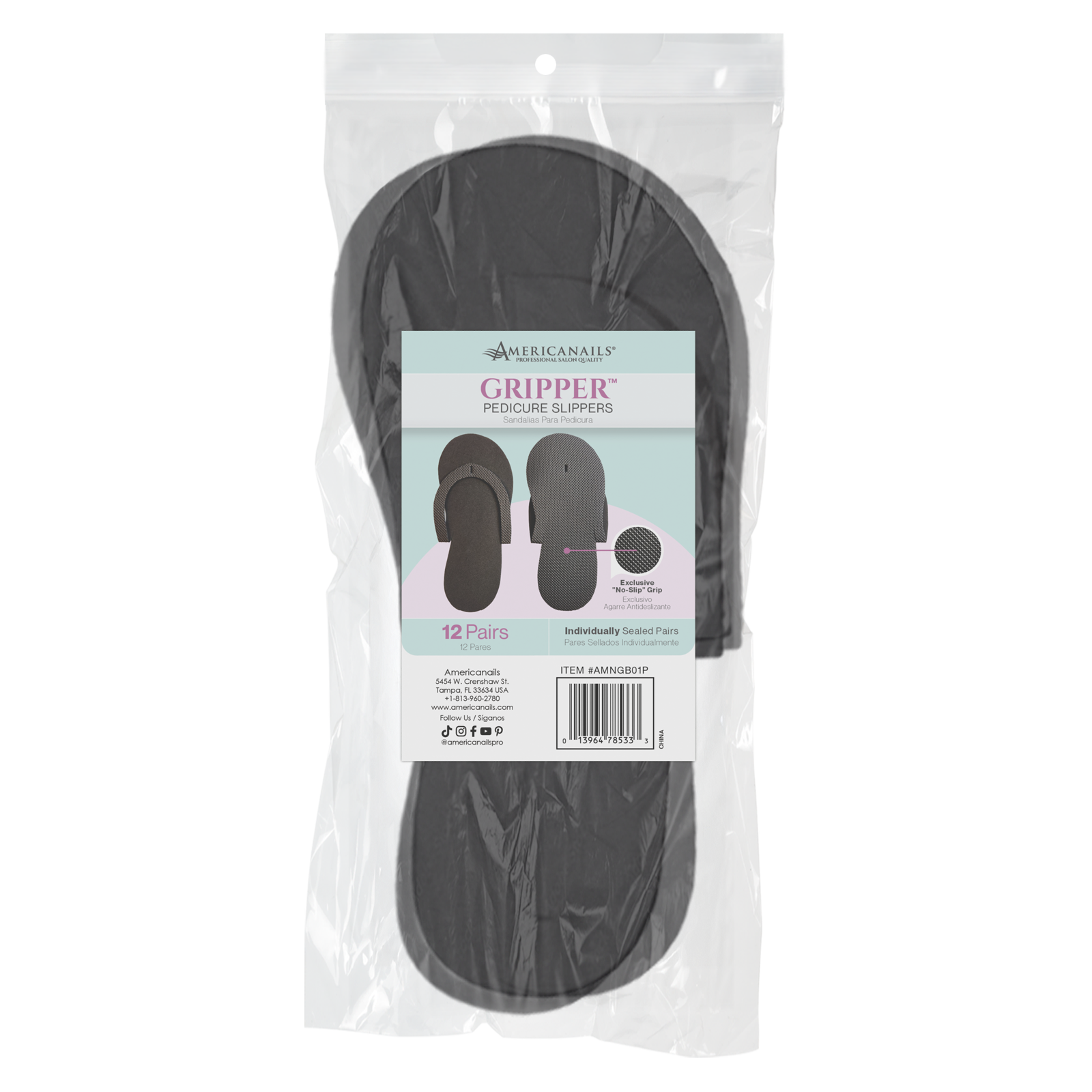 Bolsa de Pantuflas Antideslizantes 12unid