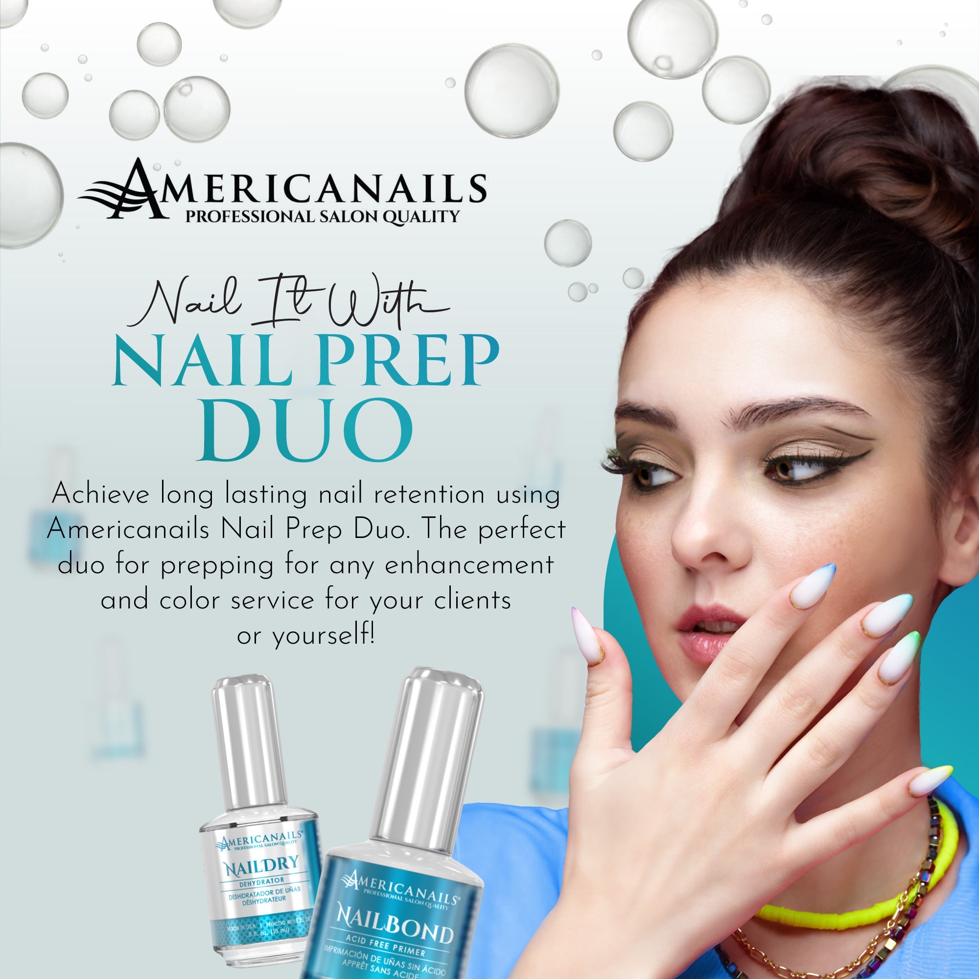 Nail Prep Duo | NailDry + NailBond .5oz