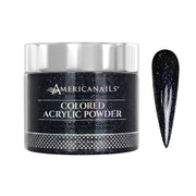 Colored Acrylic Powder | Midnight Glitter 2oz