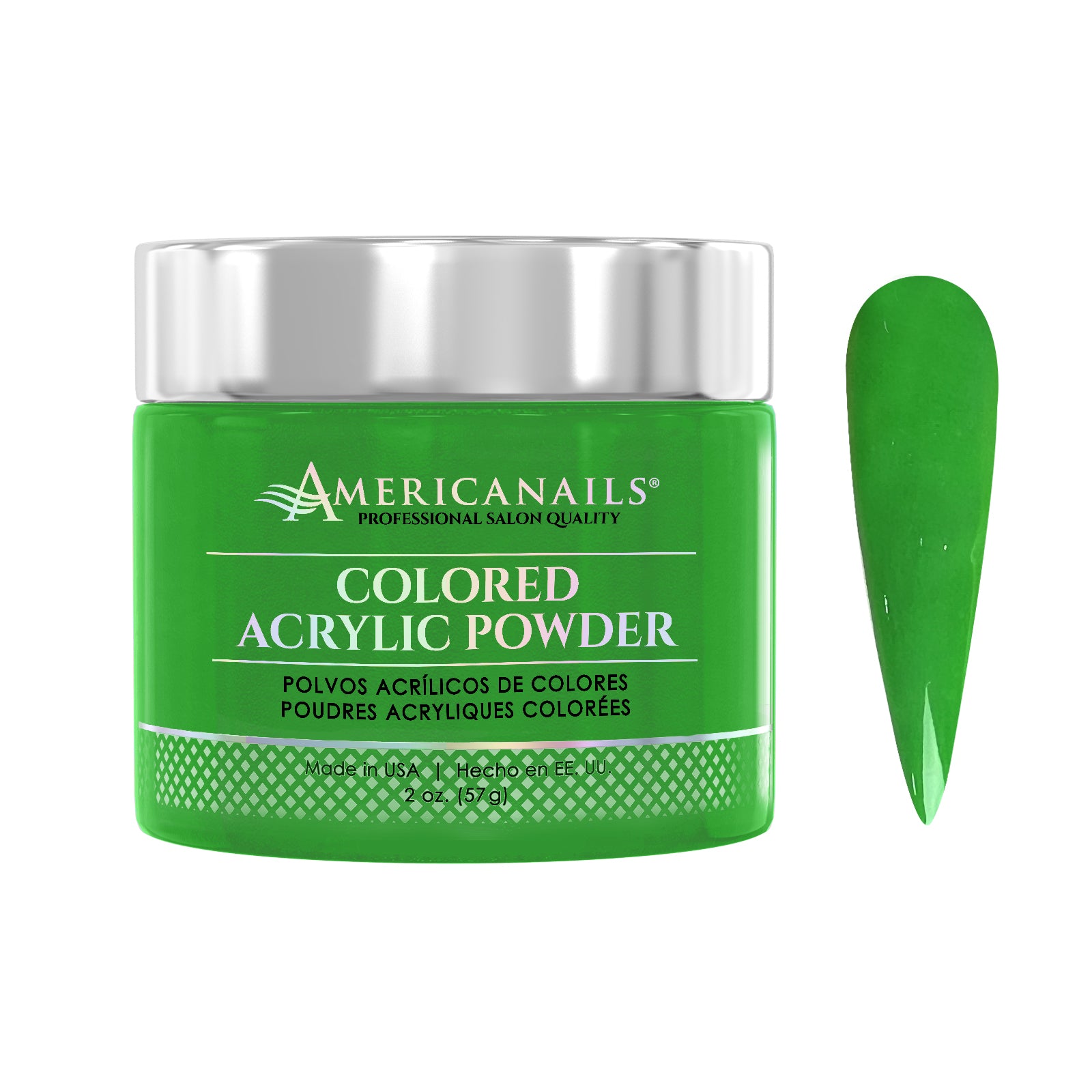 Colored Acrylic Powder | Neon Green 2oz