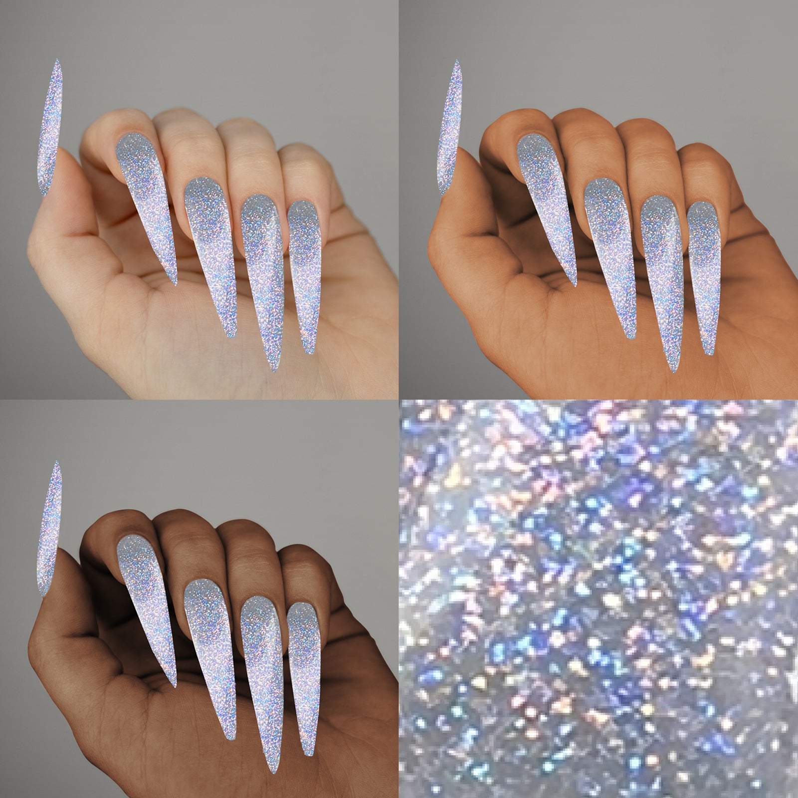 Colored Acrylic Powder | Opal Glitter 2oz