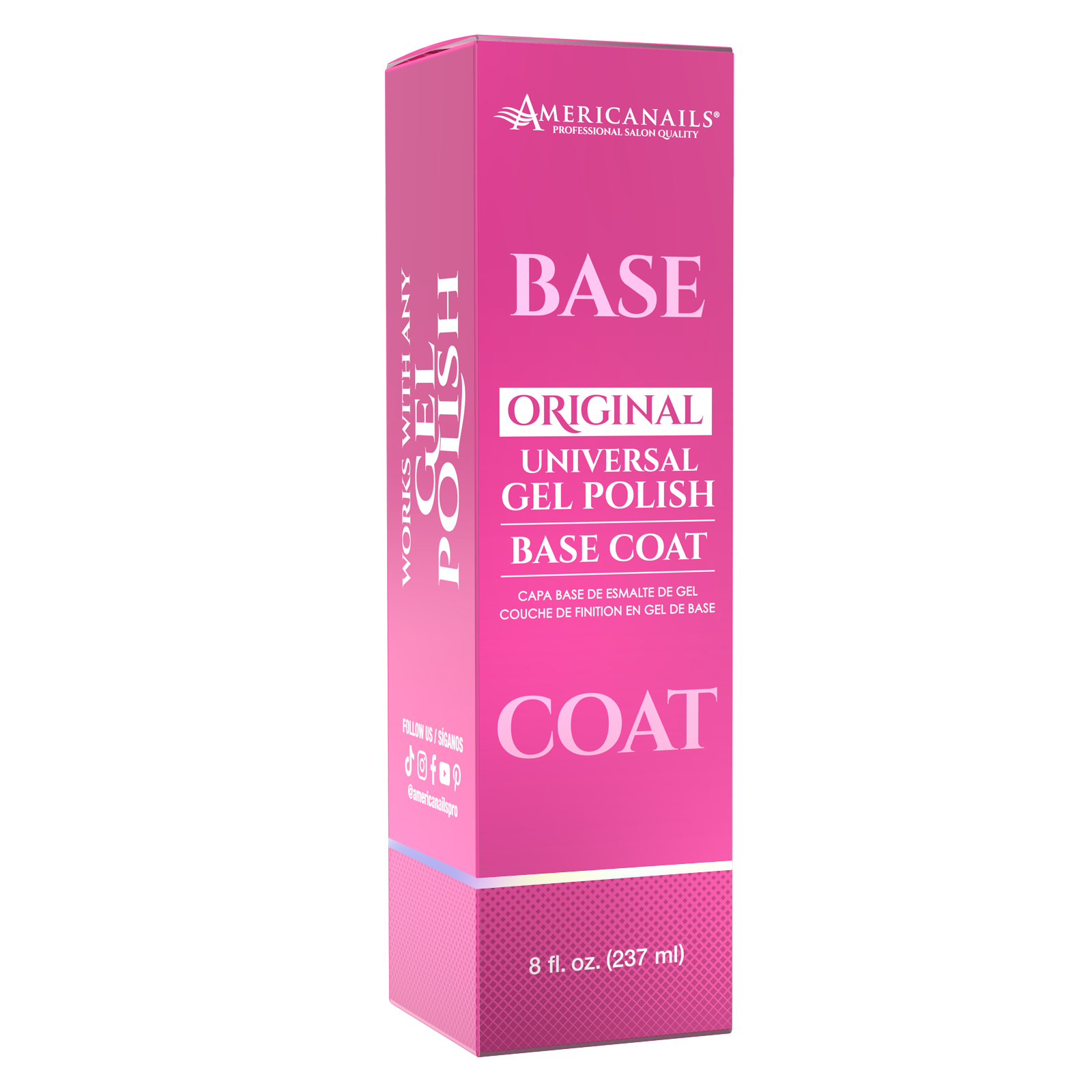 Base Coat de Esmalte en Gel Original Adhesión Máxima Relleno 8oz