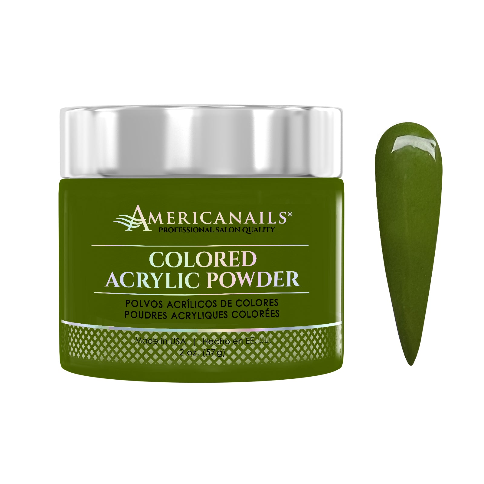 Colored Acrylic Powder | Pure Green 2oz