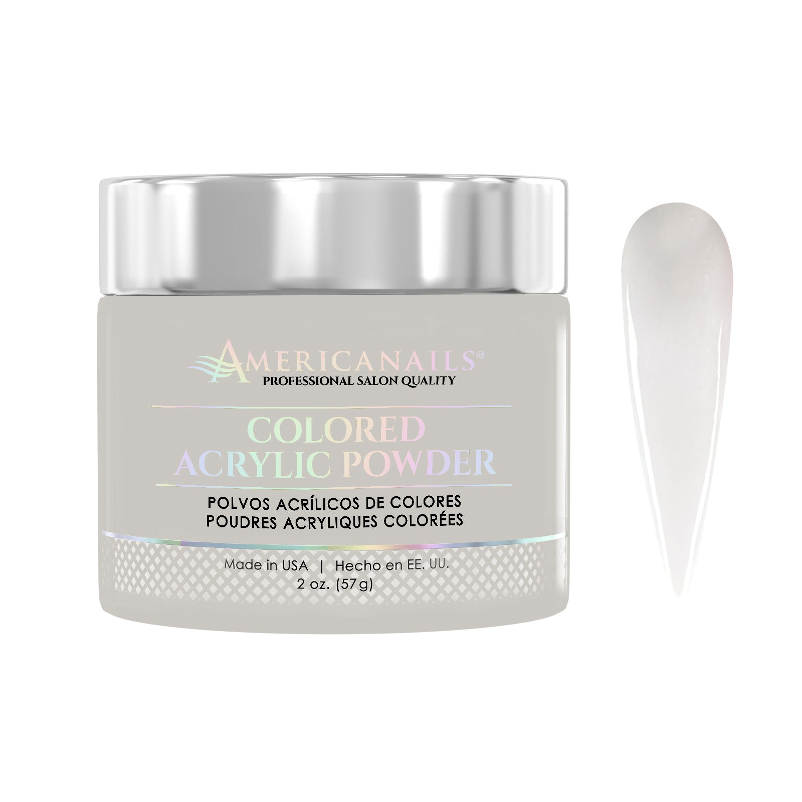 Colored Acrylic Powder | Pure White 2oz
