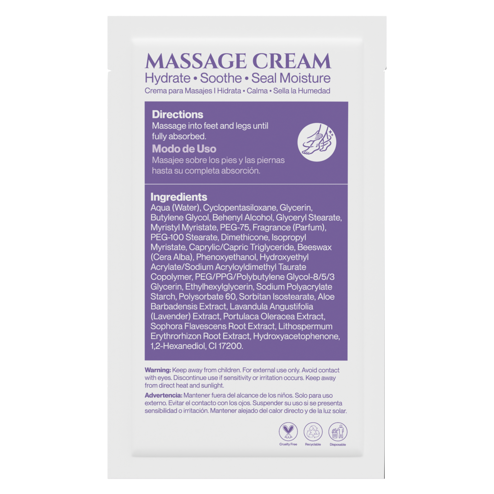AMN Spa Complete Pedi Kit | Soothing Lavender