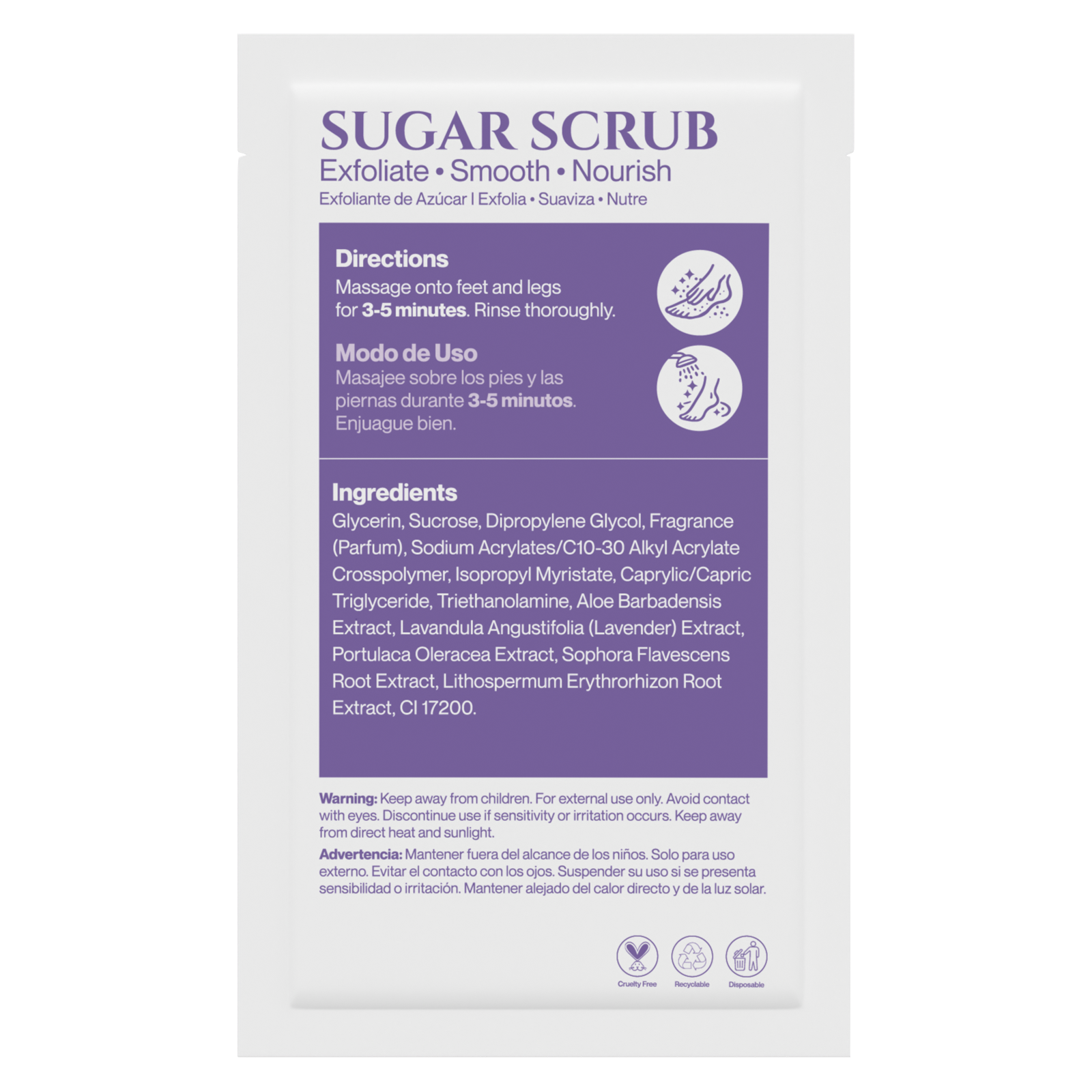 AMN Spa Complete Pedi Kit | Soothing Lavender