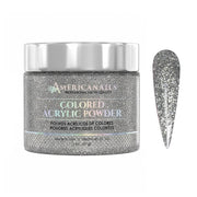 Colored Acrylic Powder | Silver Glitter 2oz
