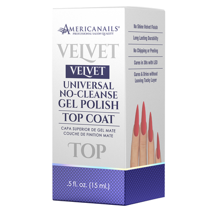 Top Coat de Esmalte en Gel Sin Limpieza | Acabado Aterciopelado