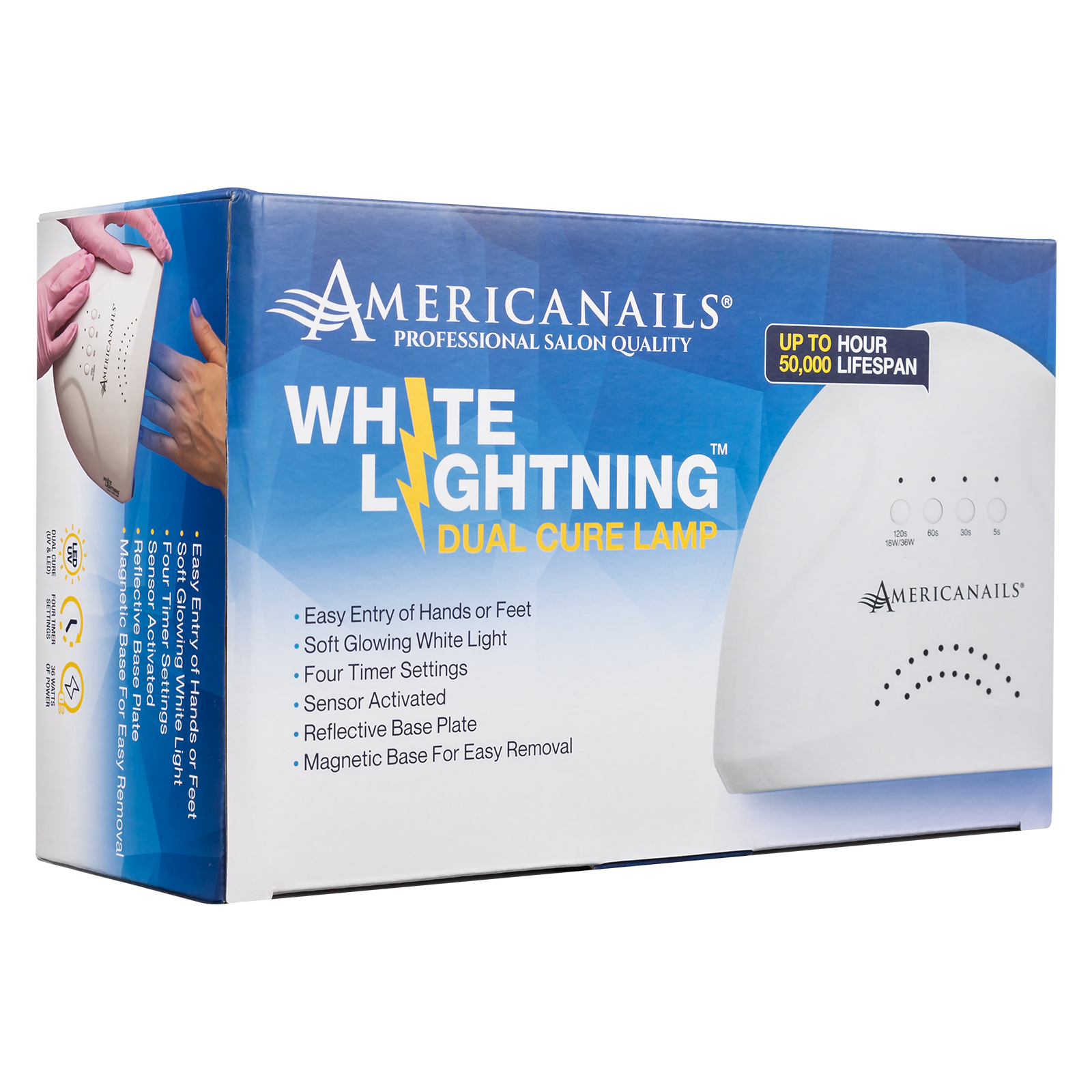 Lámpara de doble curado White Lightning