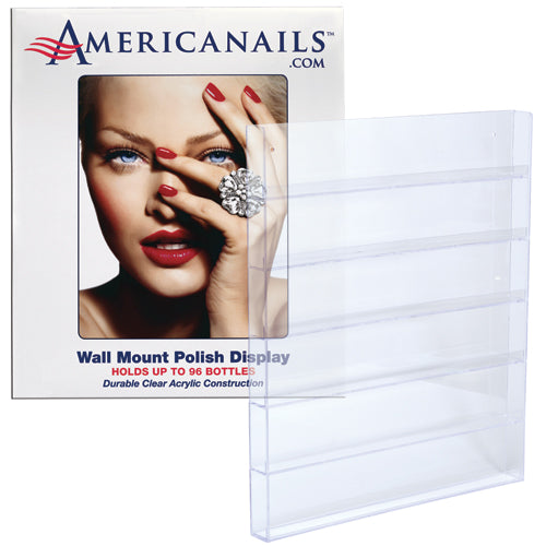 Premium Wall Mount Polish Rack 96ct