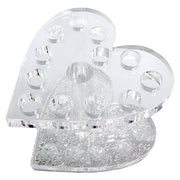 Heart-Shaped Brush Holder