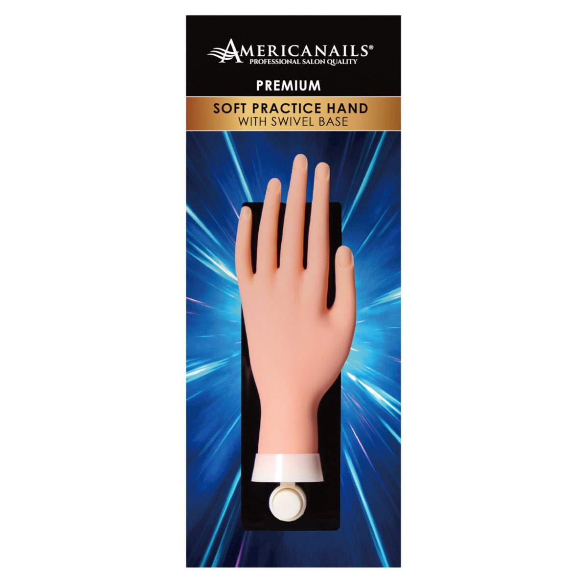 Premium Soft Practice Hand with Swivel Base