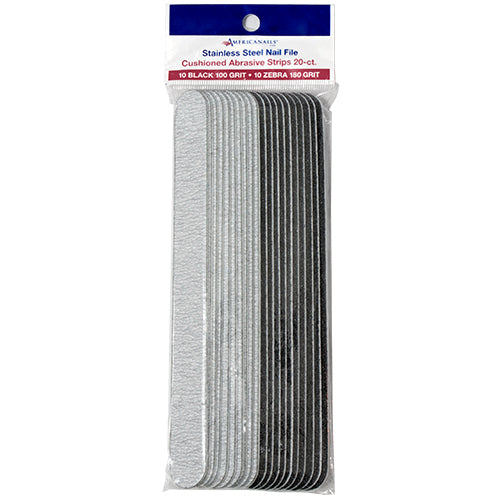 EasyPeel Nail File Abrasive Strips | 100 + 180 Grit 20ct
