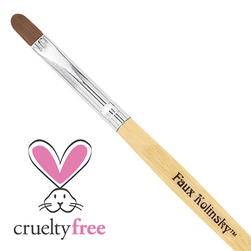 Faux Kolinsky Bamboo Series | Oval Gel Brush